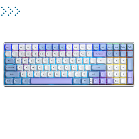 Клавиатуры AULA S100Pro Blue-White-Dark Purple Клавиатуры AULA S100Pro Blue-White-Dark Purple